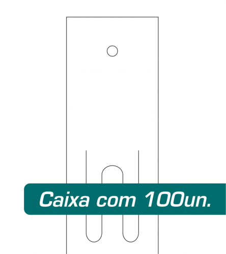 Fita Cross Branca para PDV