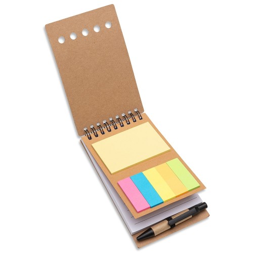 Bloco de anotação caderno Kraft personalizado ThX_27-016