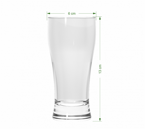 Copo de vidro personalizado - 200 ml - ThX_21-012