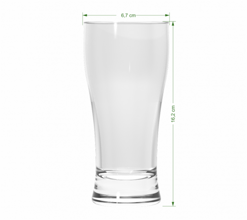 Copo de vidro personalizado 300 ml - ThX_21-013