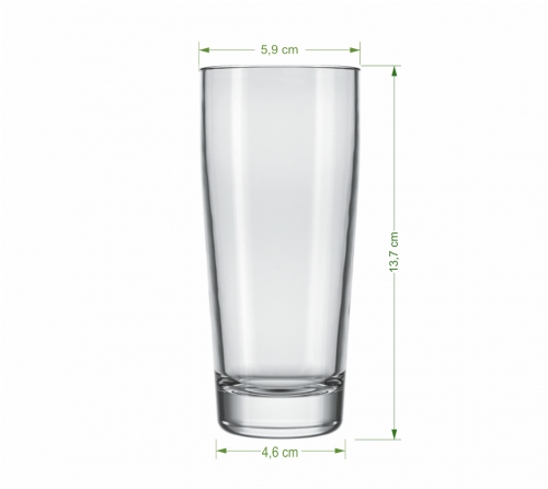 Copo de vidro personalizado 250ml - ThX_21-015