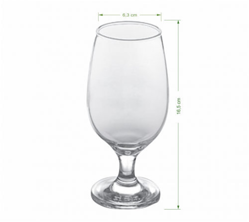 Copo de vidro personalizado - Taça Bliss 300ml - ThX_21-020