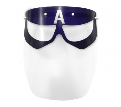 Máscara de Proteção Individual / Face Shield - Capitão América